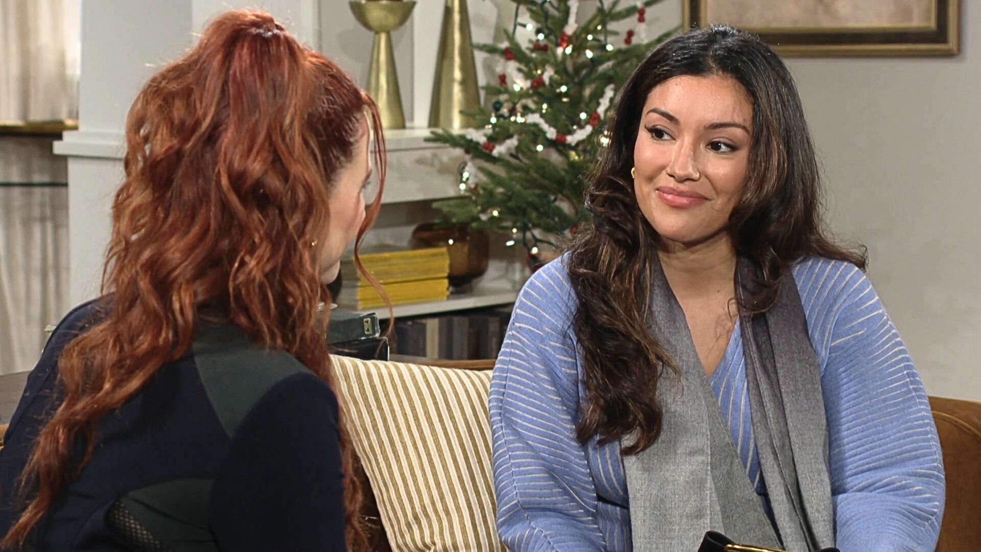 Courtney Hope and Zuleyka Silver on The Young and the Restless | Image: CBS