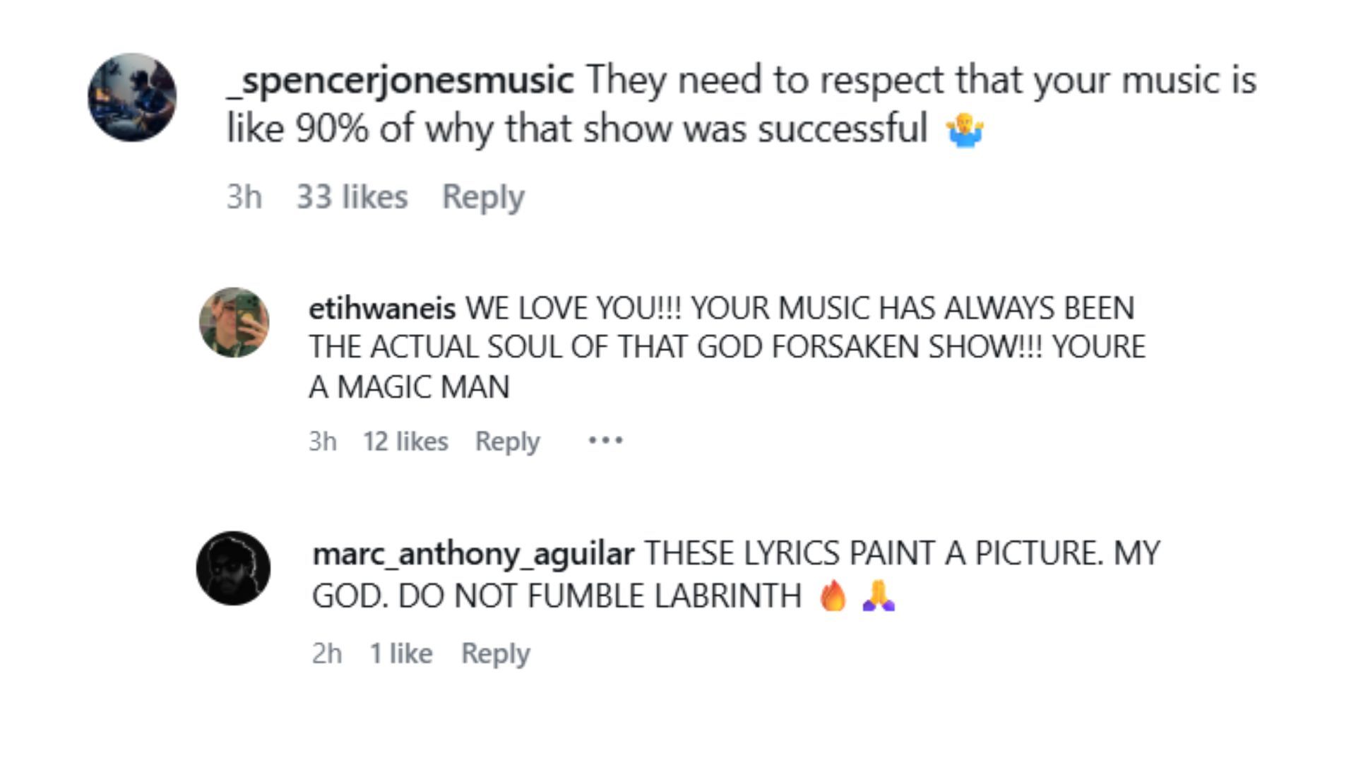 Netizens react (Image via Instagram/@labrinth)