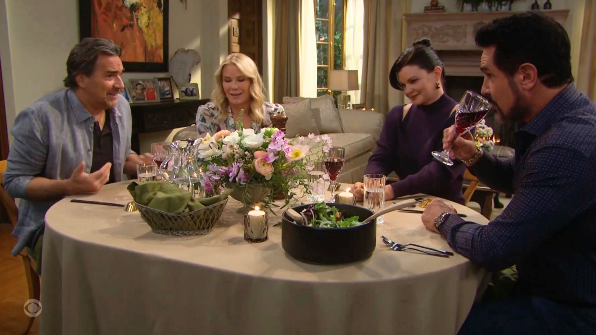 Brooke and Ridge weren't happy with Bill and Katie's news | Image: CBS