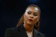 Niele Ivey at the NCAA Women's Basketball Tournament - Elite Eight - Fort Worth - Source: Getty