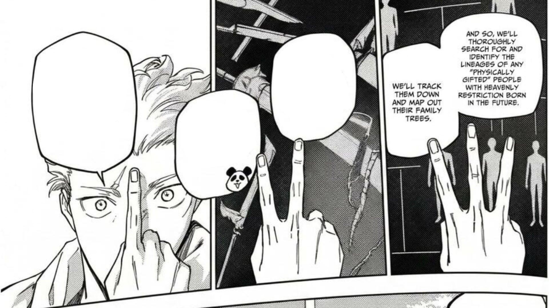 Yuji talking about physically gifted people - Source: Shueisha