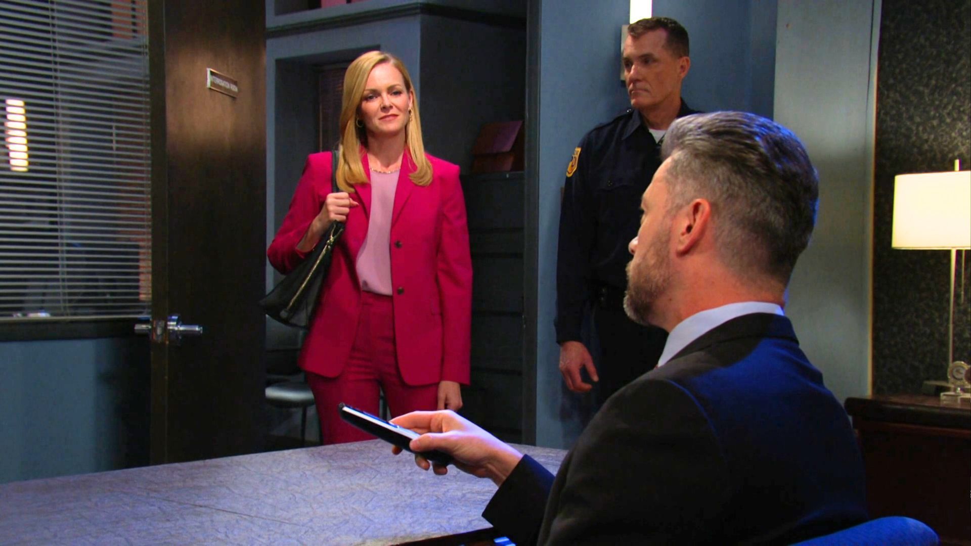 Belle walked into the room holding EJ with confidence on DAYS | Image: Peacock