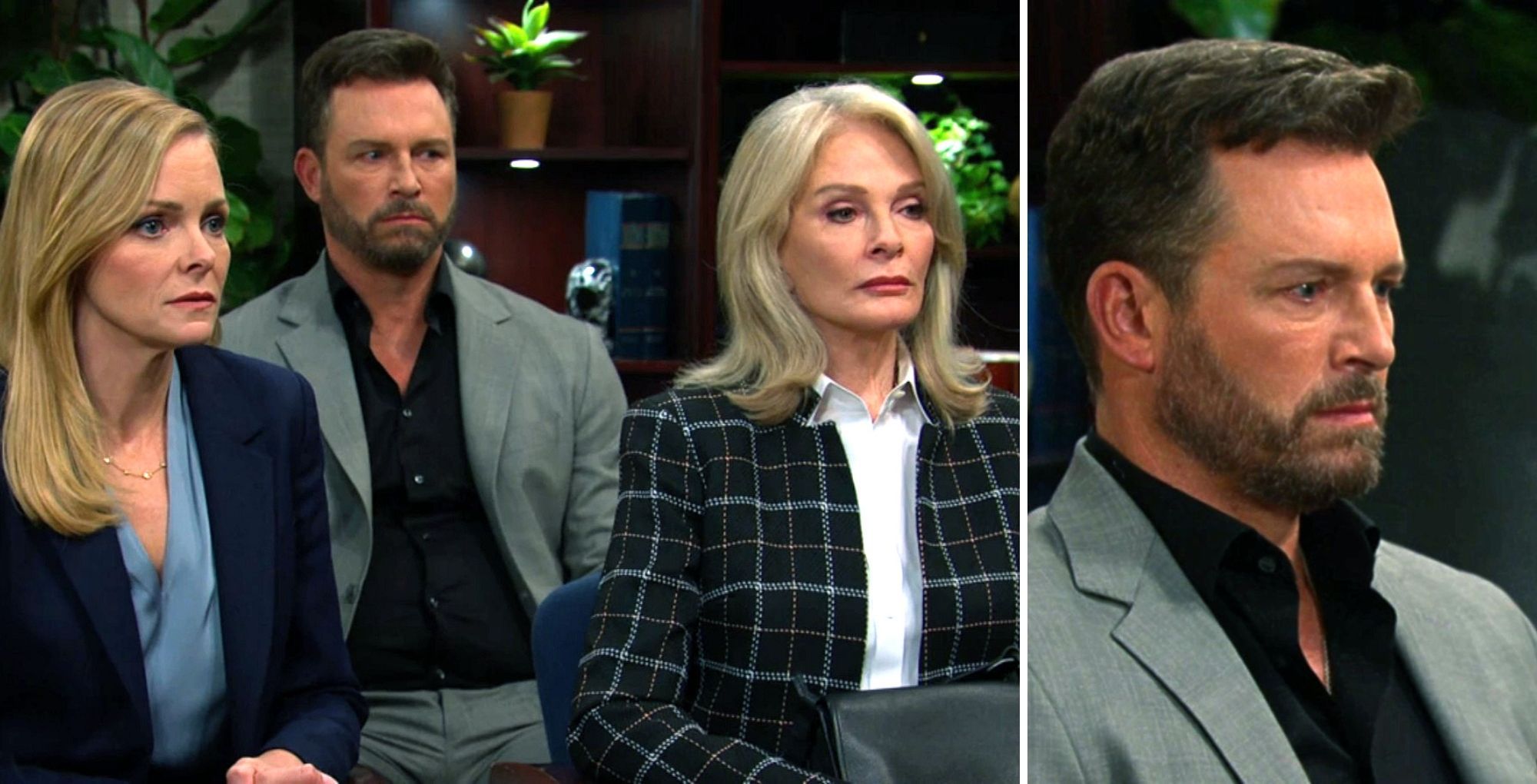 Brady shooting daggers out of his eyes on Days of our Lives | Image: Peacock