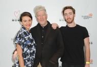 David Lynch with Emily Stofle and Riley Lynch At Alliance Of Moms Giant Playdate - Source: Getty