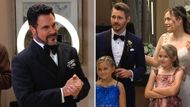 Bill gave a toast at Liam and Hope's wedding on The Bold and the Beautiful | Image: CBS