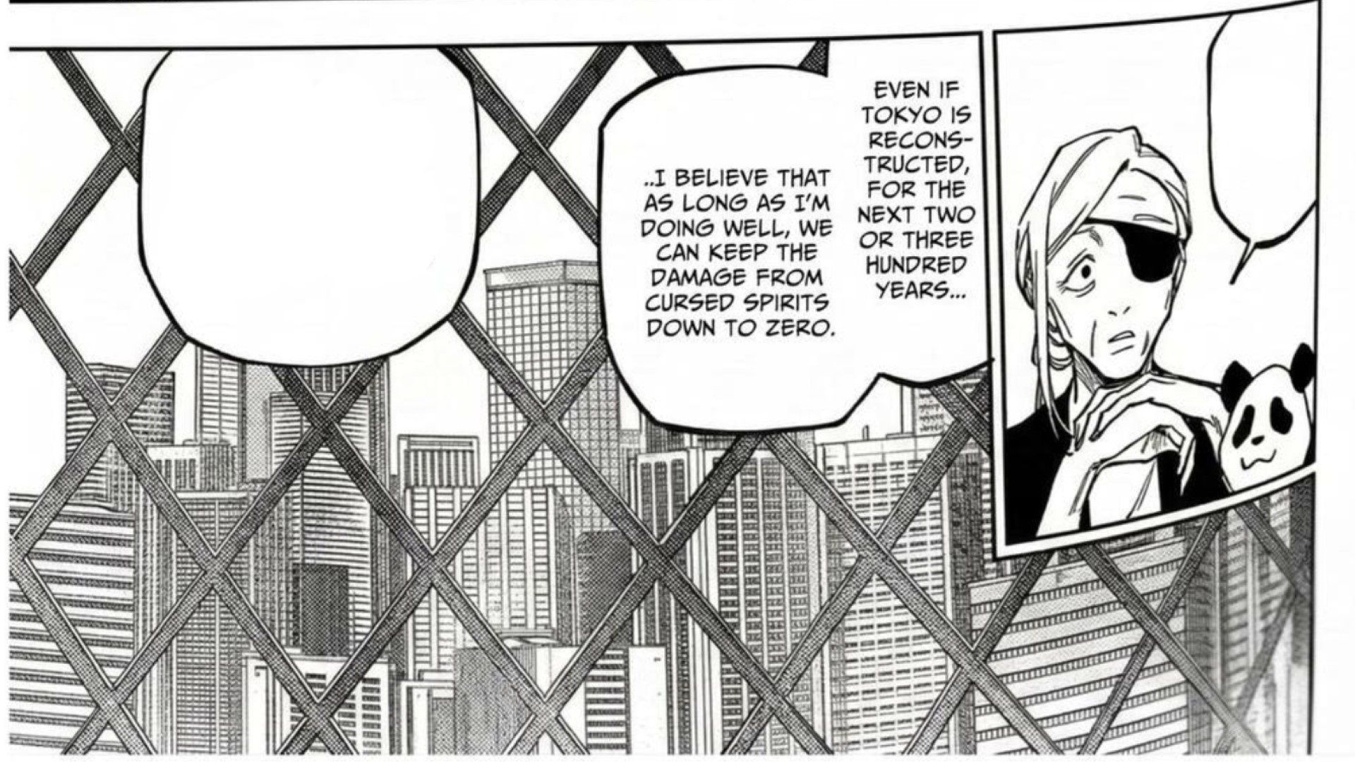 Yuji's talking about decades into the future - Source: Shueisha