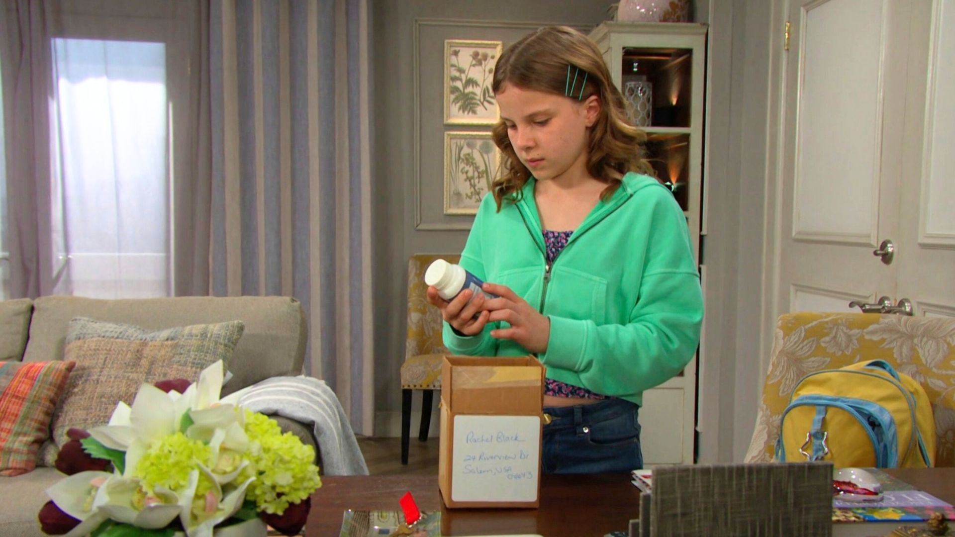 Rachel has a gift for Holly | Image: Peacock
