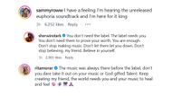 Social media users react (Images via Instagram/@labrinth)