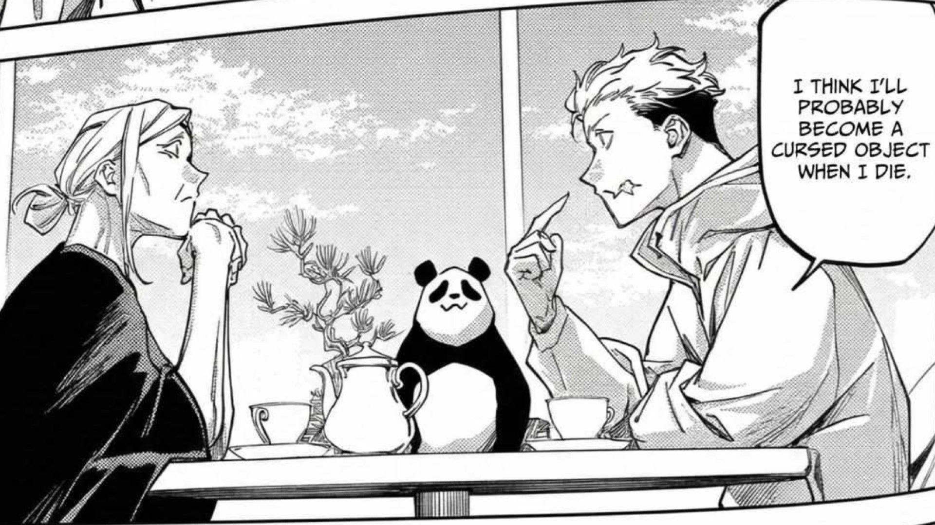 Yuji talking about his future - Source: Shueisha