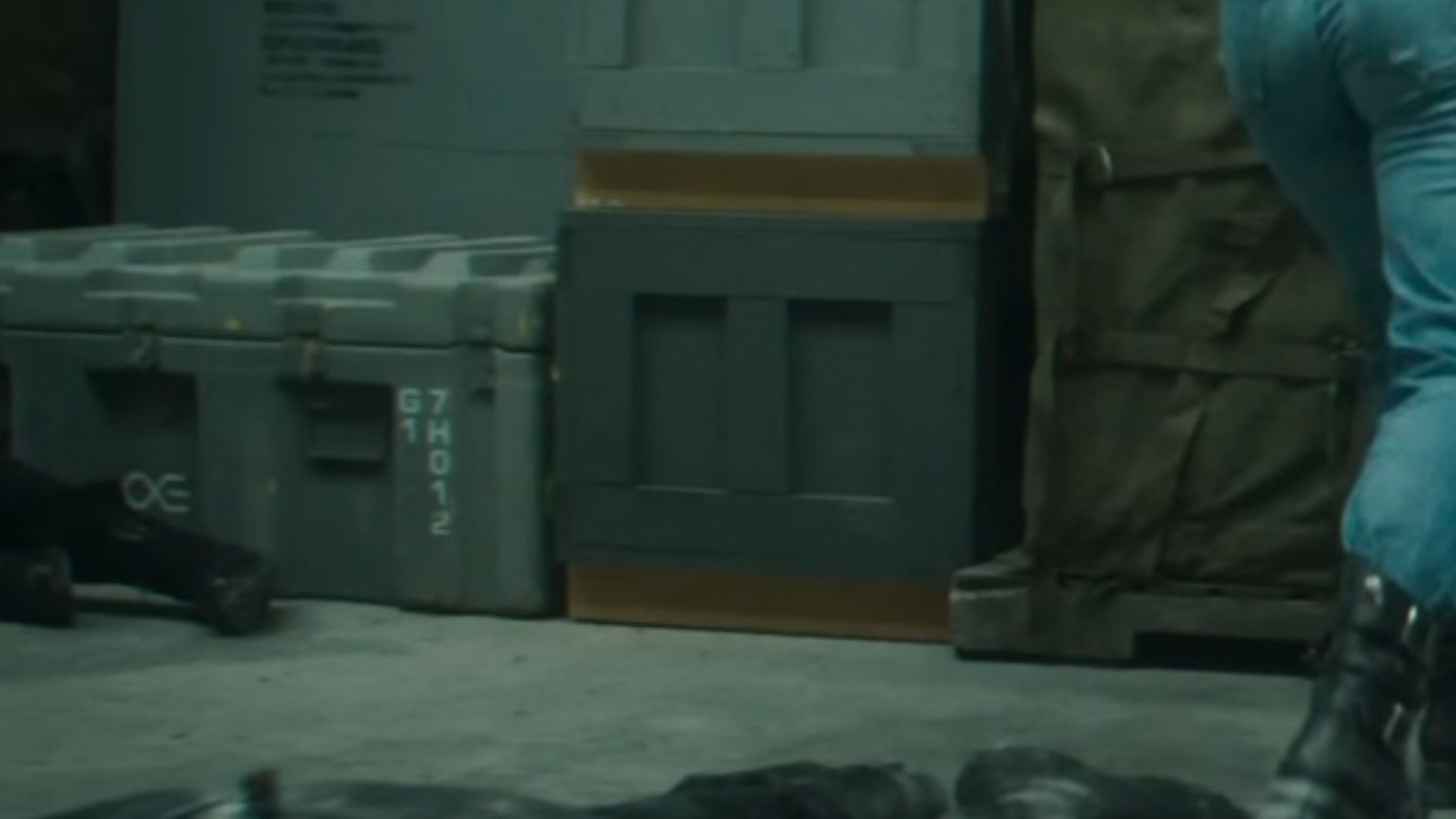 The box with the logo of O.X.E (Image via YouTube/@marvel)