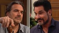 Ridge and Bill's dinnertime contest on The Bold and the Beautiful | Image: CBS