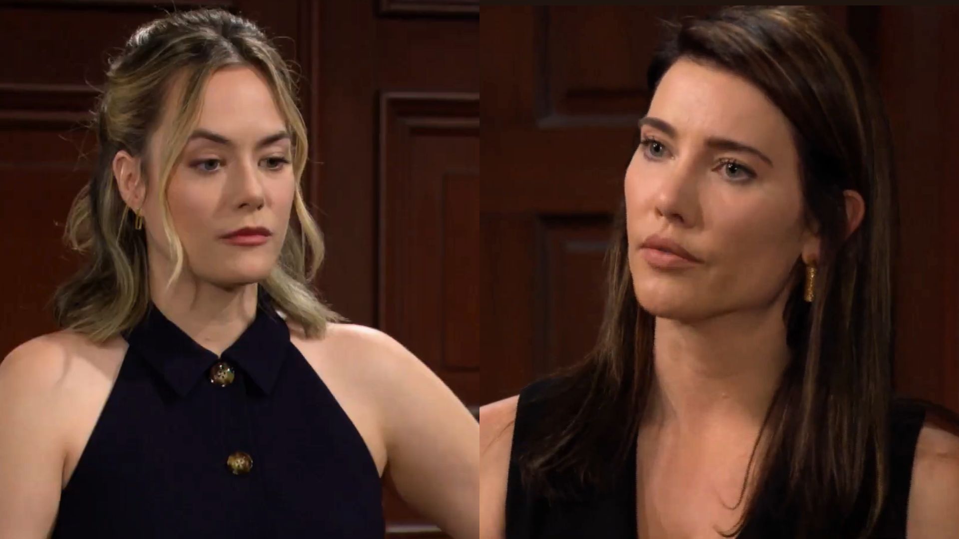 Hope is a victim of Steffy's temper on The Bold and the Beautiful I Image: CBS