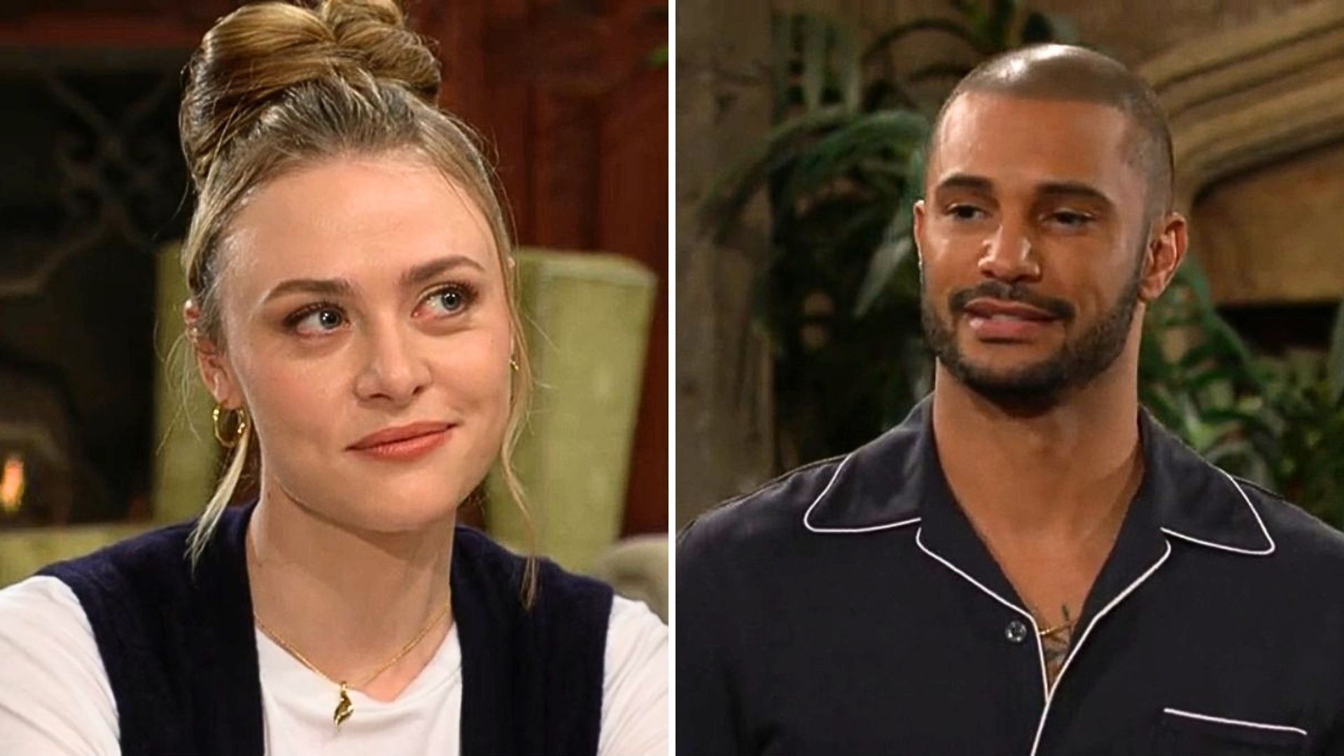 Claire looked interested when she saw Holden on The Young and the Restless | Image: CBS