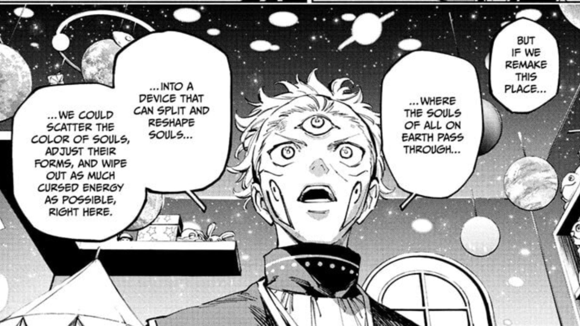 Maru talking about the Pathway of Souls - Source: Shueisha