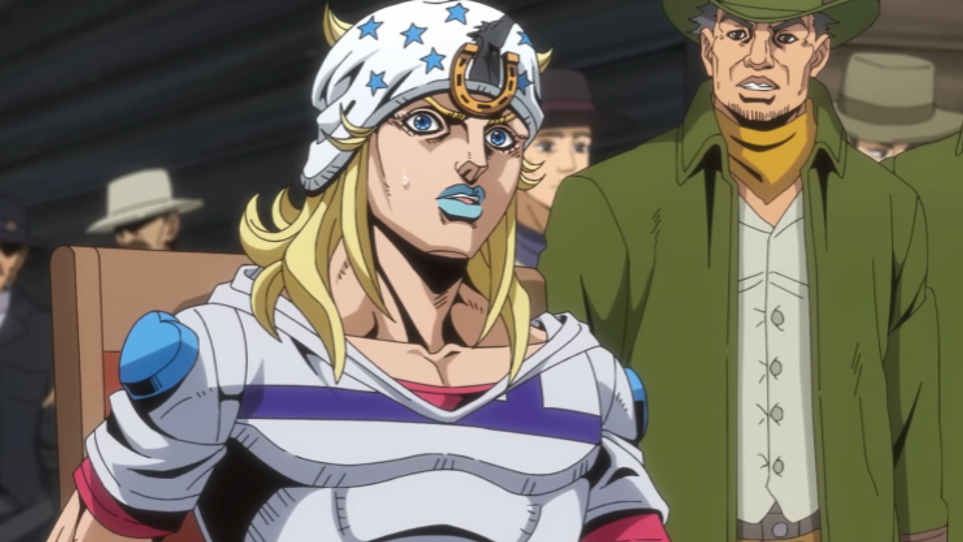 Still from the anime - Source: David Production