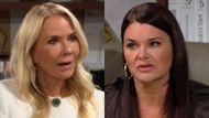 Brooke and Katie accuse each other on The Bold and the Beautiful | Image: CBS