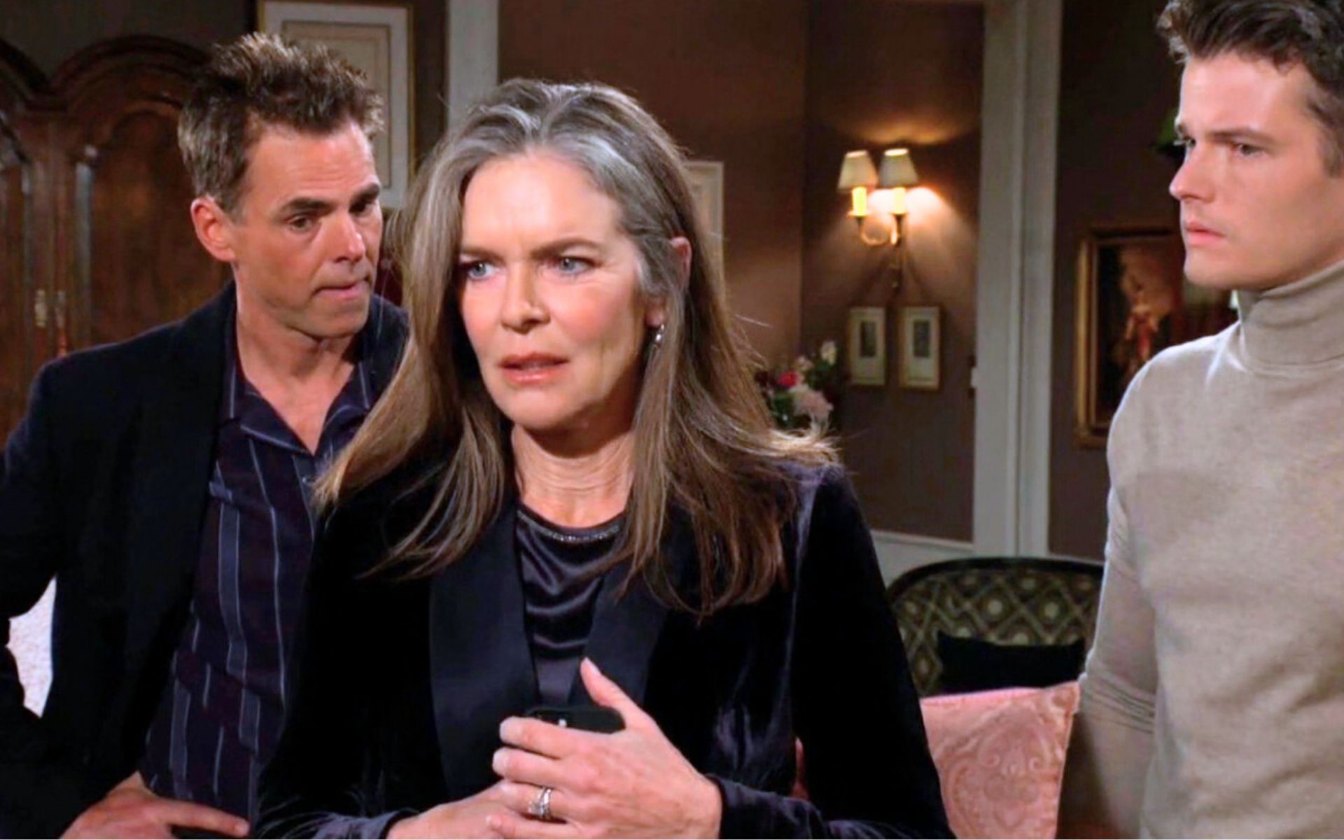 The Young and the Restless' Billy, Diane, and Kyle Abbott | Image: CBS