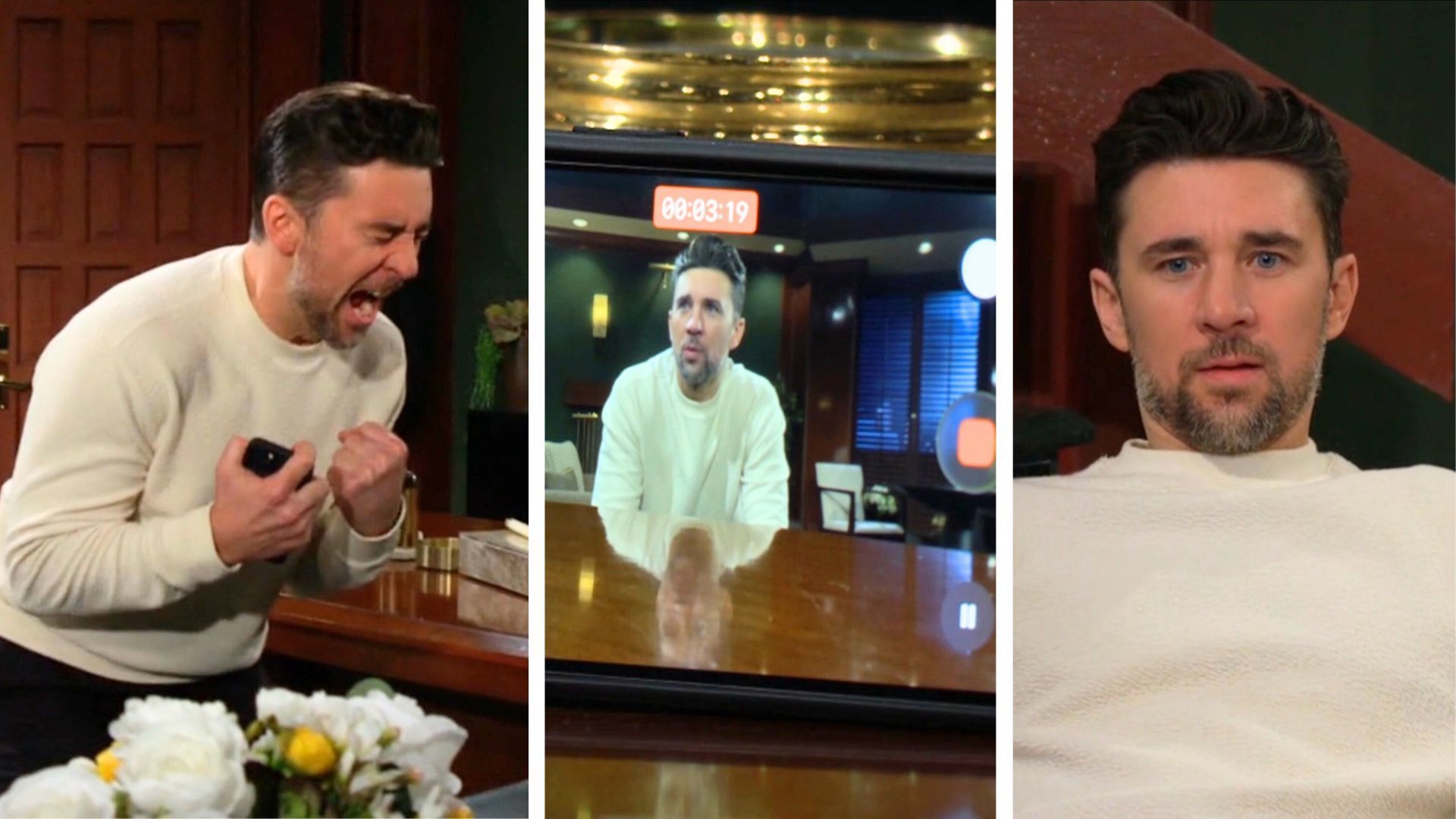 Cane (Billy Flynn) is in turmoil over Lily on The Young and the Restless | Image: CBS