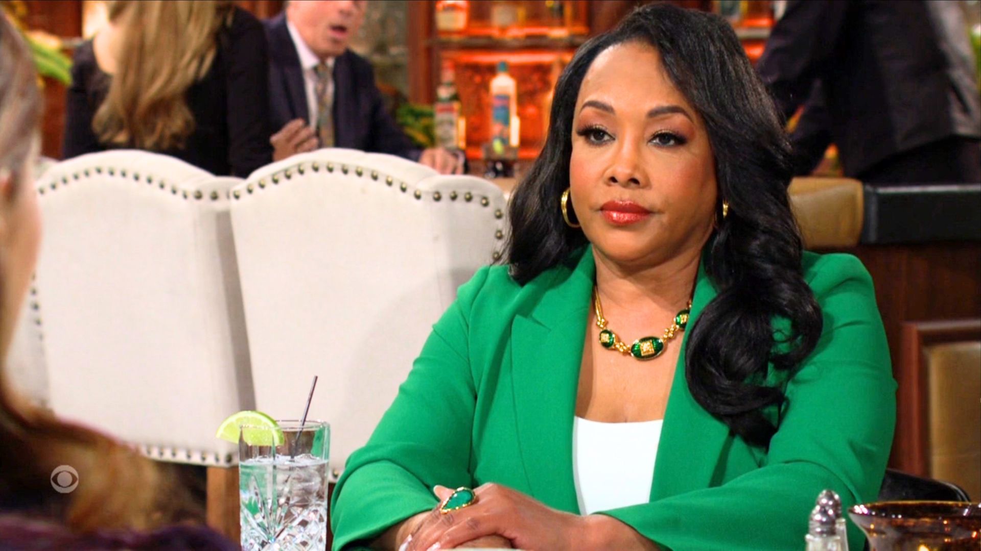 Stephanie has already reconnected with Malcolm and Lily in Genoa City on The Young and the Restless | Image: CBS