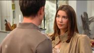 Steffy brought Finn up to speed on the Sheila drama on B&B | Image: CBS