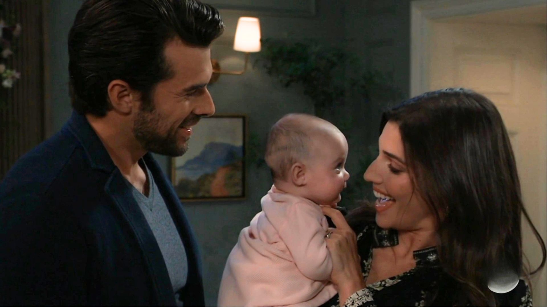 Chase and Brook Lynn enjoyed their new baby | Image: ABC