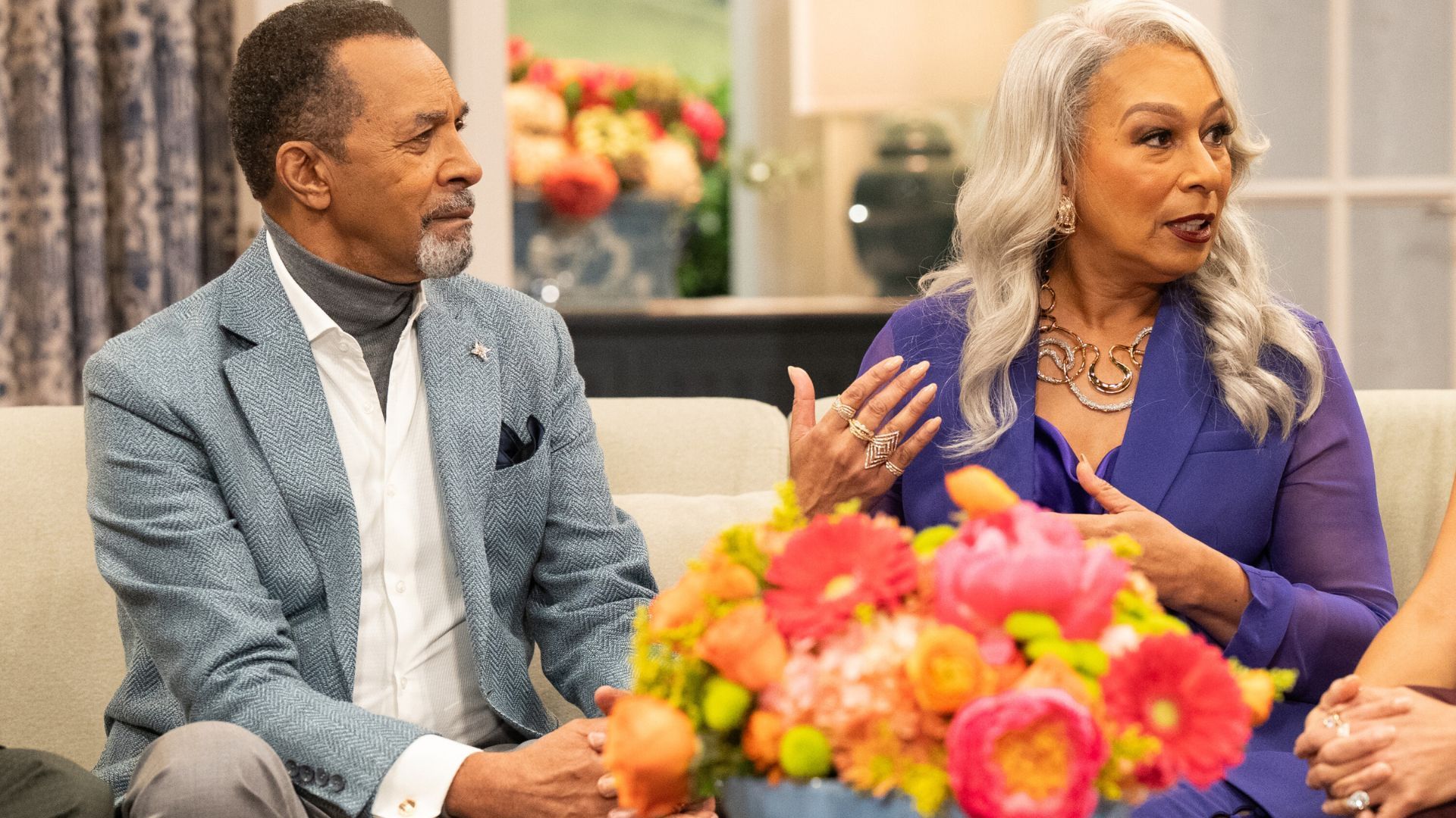 Vernon (Clifton Davis) and Anita (Tamara Tunie) on Beyond the Gates | Image: CBS