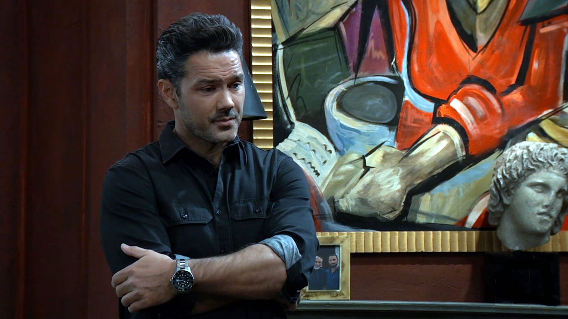 General Hospital's Cassius visited Sidwell | Image: ABC