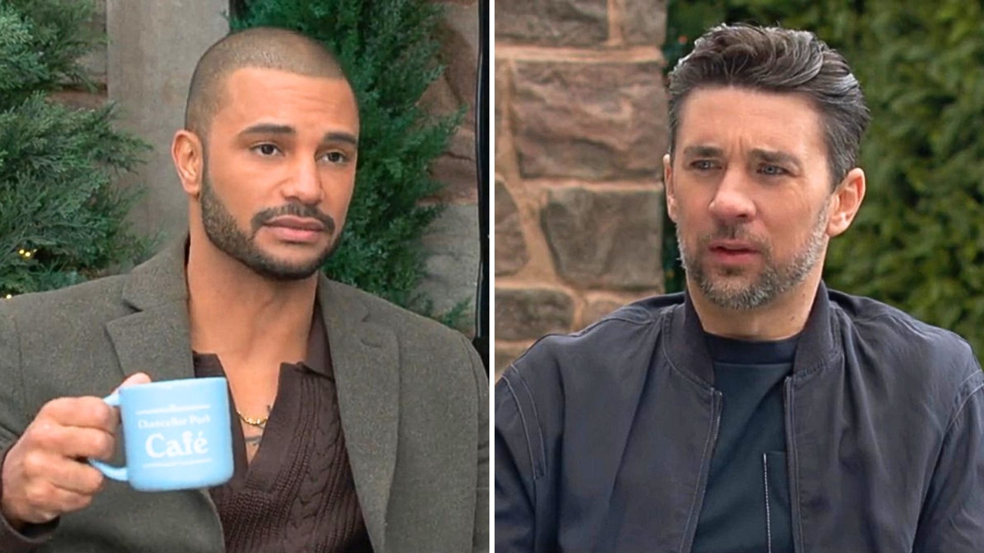 Nathan Owens and Billy Flynn on The Young and the Restless | Image: CBS