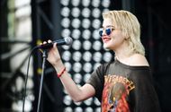 Sky Ferreira performs at the Virgin Free Fest at Merriweather Post Pavilion - Source: Getty