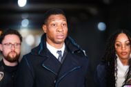 Actor Jonathan Majors Arrives At Court For Closing Arguments In Domestic Violence Trial - Source: Getty