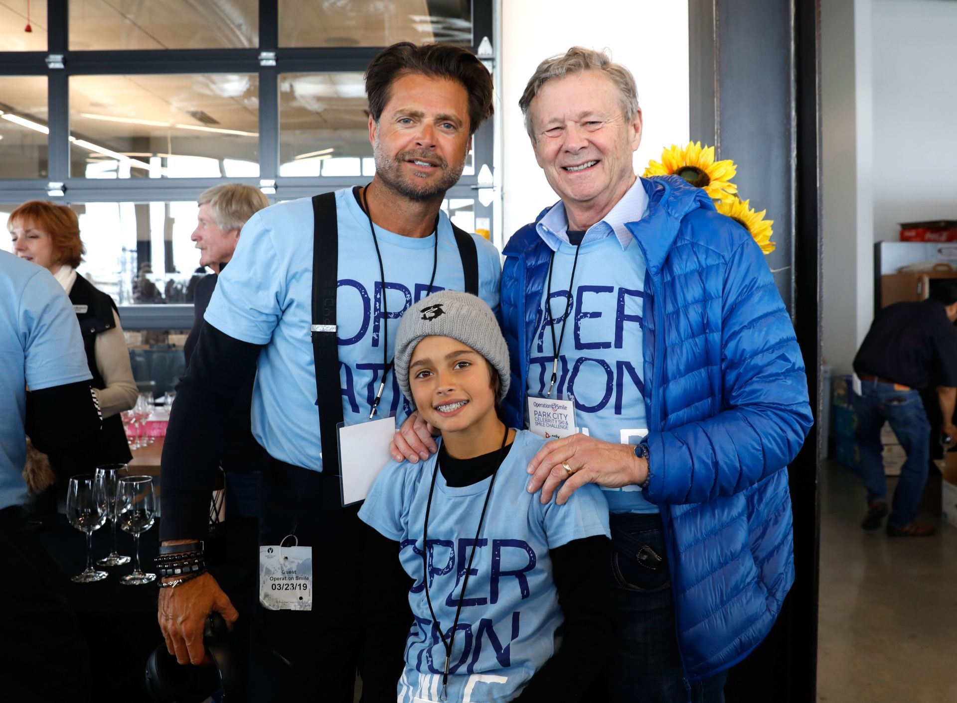 David Charvet, Shaya Braven Charvet, and Dr. Bill at the Magee Operation Smile 8th Annual Park City Ski Challenge Presented By Poly, St Regis Deer Valley & Deer Valley Resort - Source: Getty