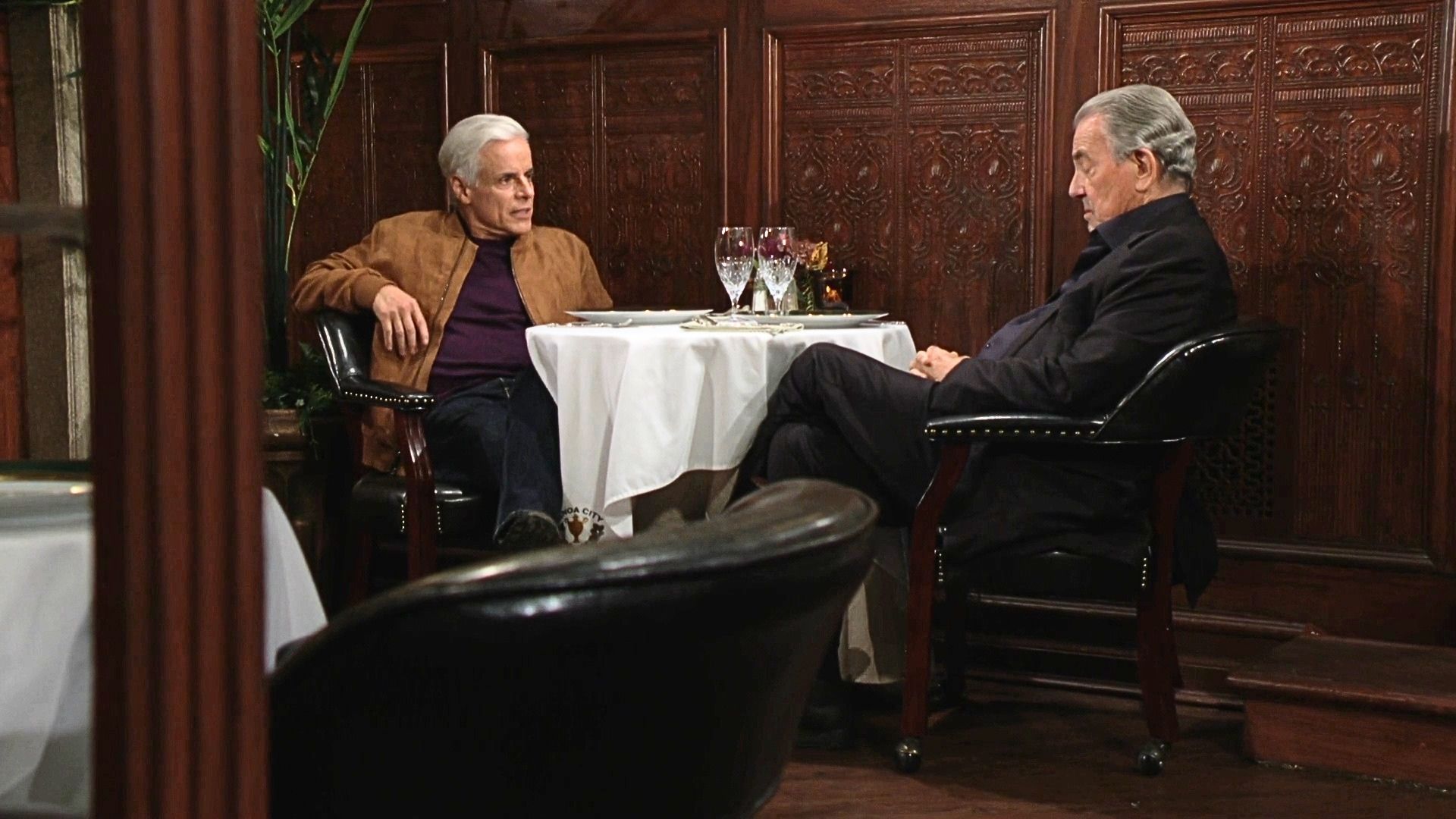 Christian LeBlanc and Eric Braeden on The Young and the Restless | Image: CBS