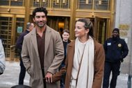 Justin Baldoni and Emily Baldoni At Court For Continued Settlement Talks - Source: Getty