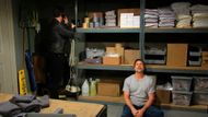 Luckily, Adam found a working phone in the storage room | Image: CBS