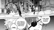 Nirei launches a punch, but Suo dodges it - Source: K Manga