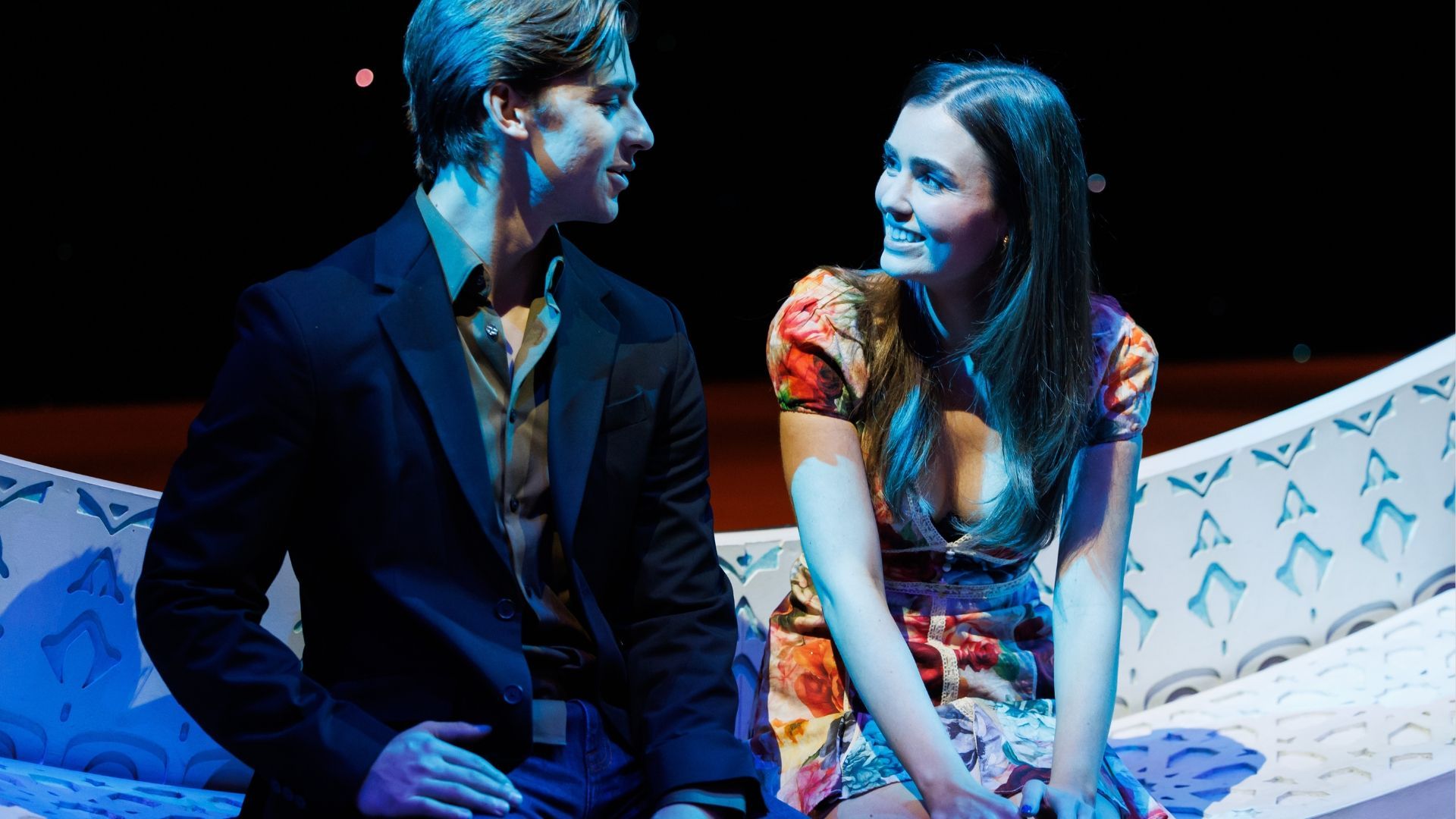 Gio and Emma and their whole new Broadway world
