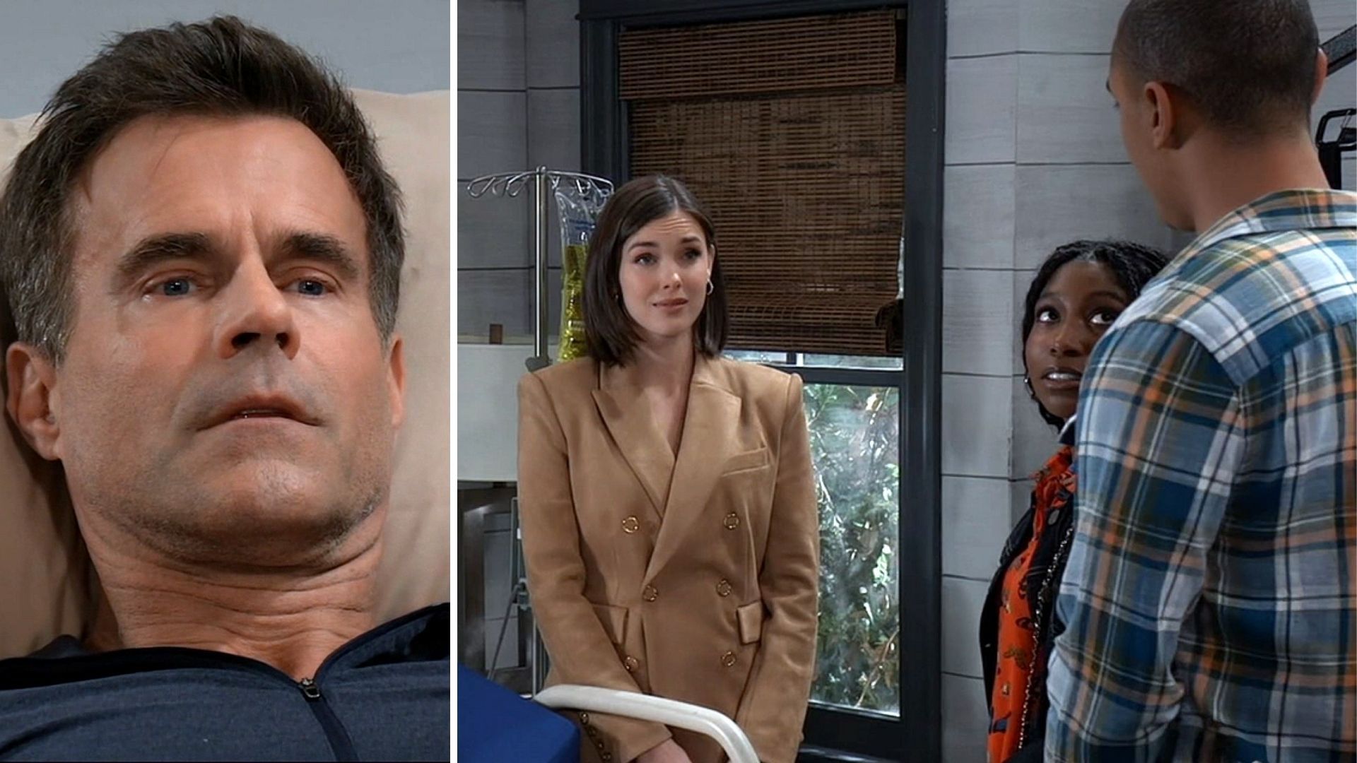 Kai and Trina visit Willow and Drew on General Hospital. | Image ABC