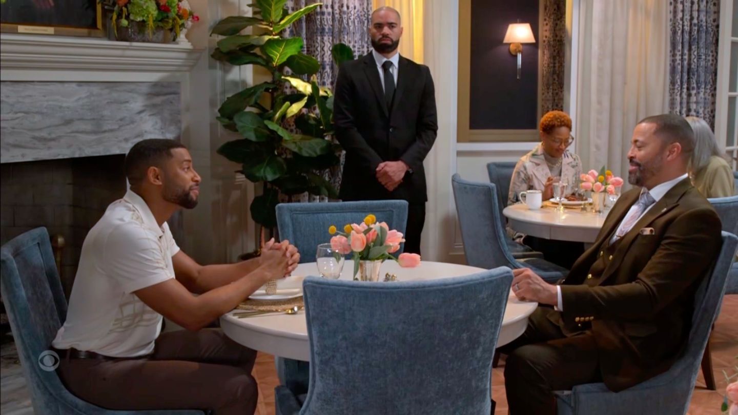 Bill reminded Martin how he rearranged “Kenneth”'s face on Beyond the Gates | Image: CBS