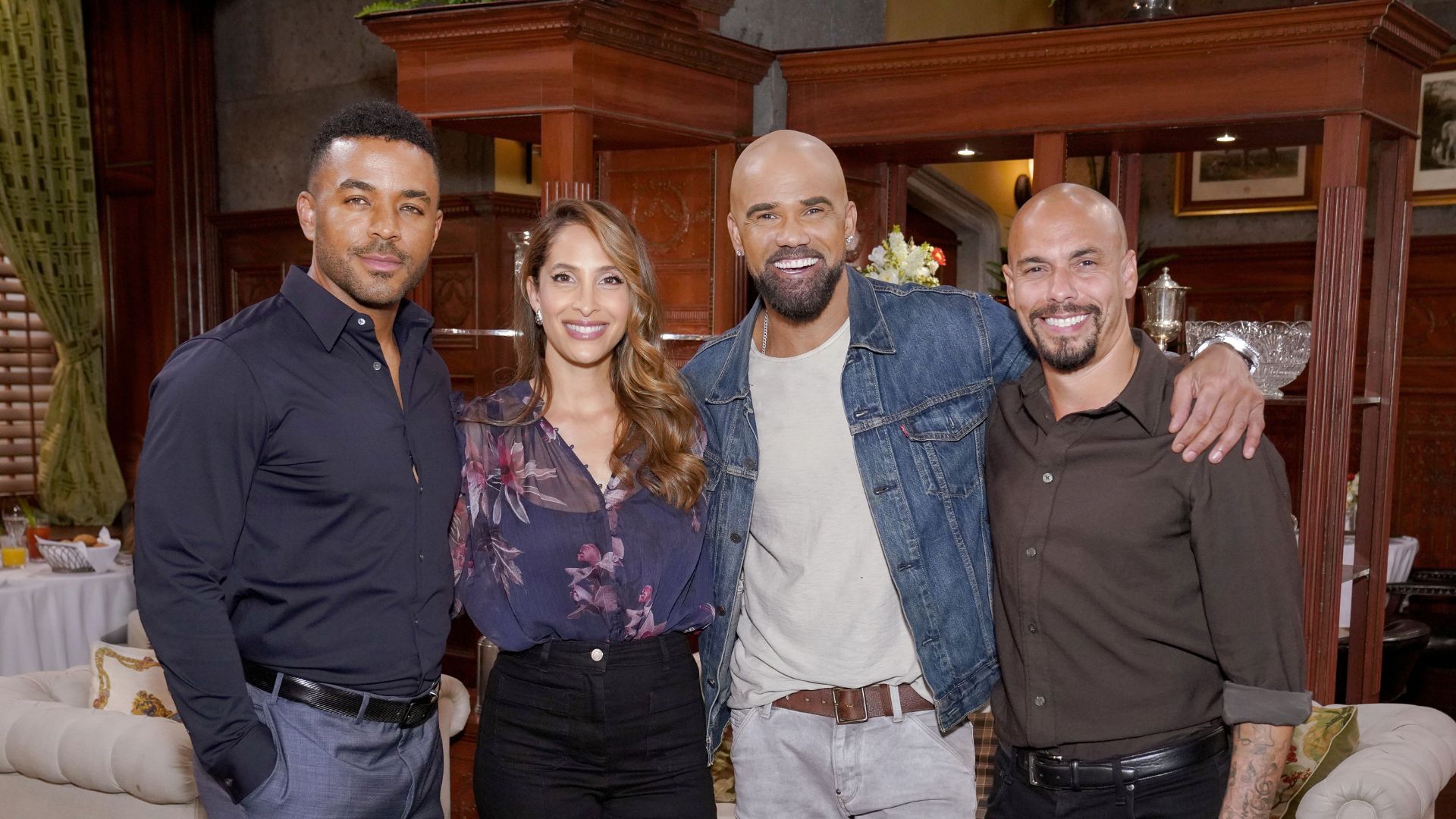 Nate, Lily, Malcolm, and Devon reunited at the GCAC on Y&R | Image: JPI