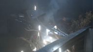 A car crash upends the night | Image: ABC
