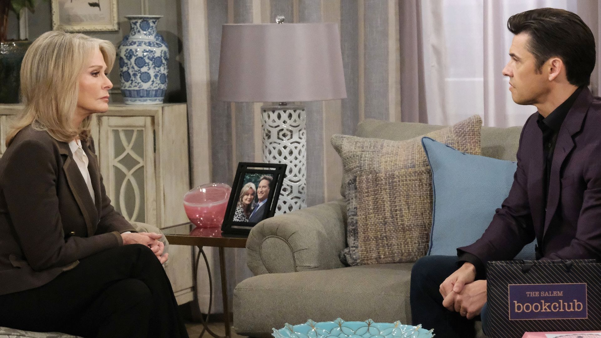 Marlena presses Xander on Days of our Lives | Image: JPI