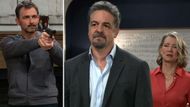 Valentin and Jack faced off in Drew's house as Nina panicked | Image: ABC