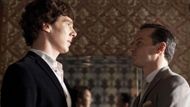 Sherlock with James Moriarty (Image via Netflix)