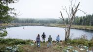 The lake scene from episode 5 (Image via Prime Video)