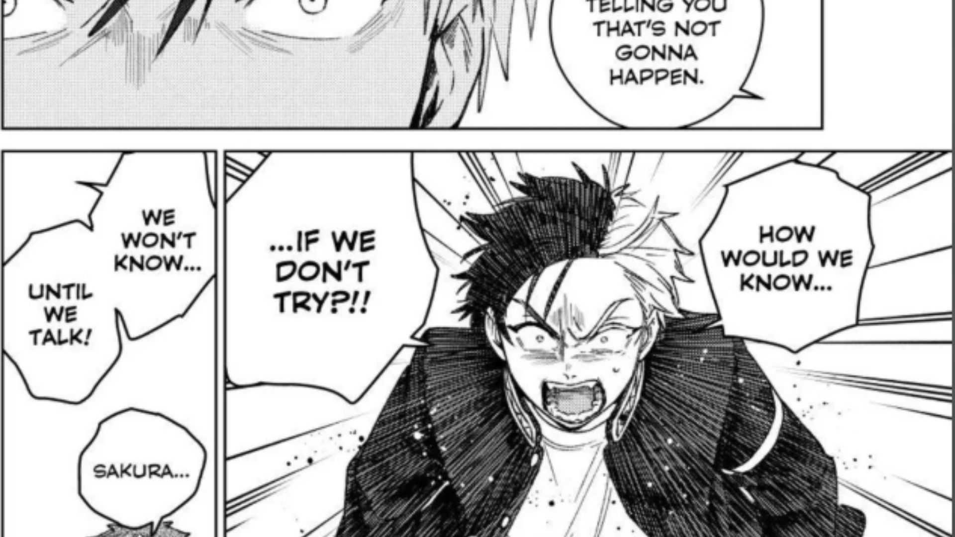 Sakura gets angry at Endo - Source: K Manga