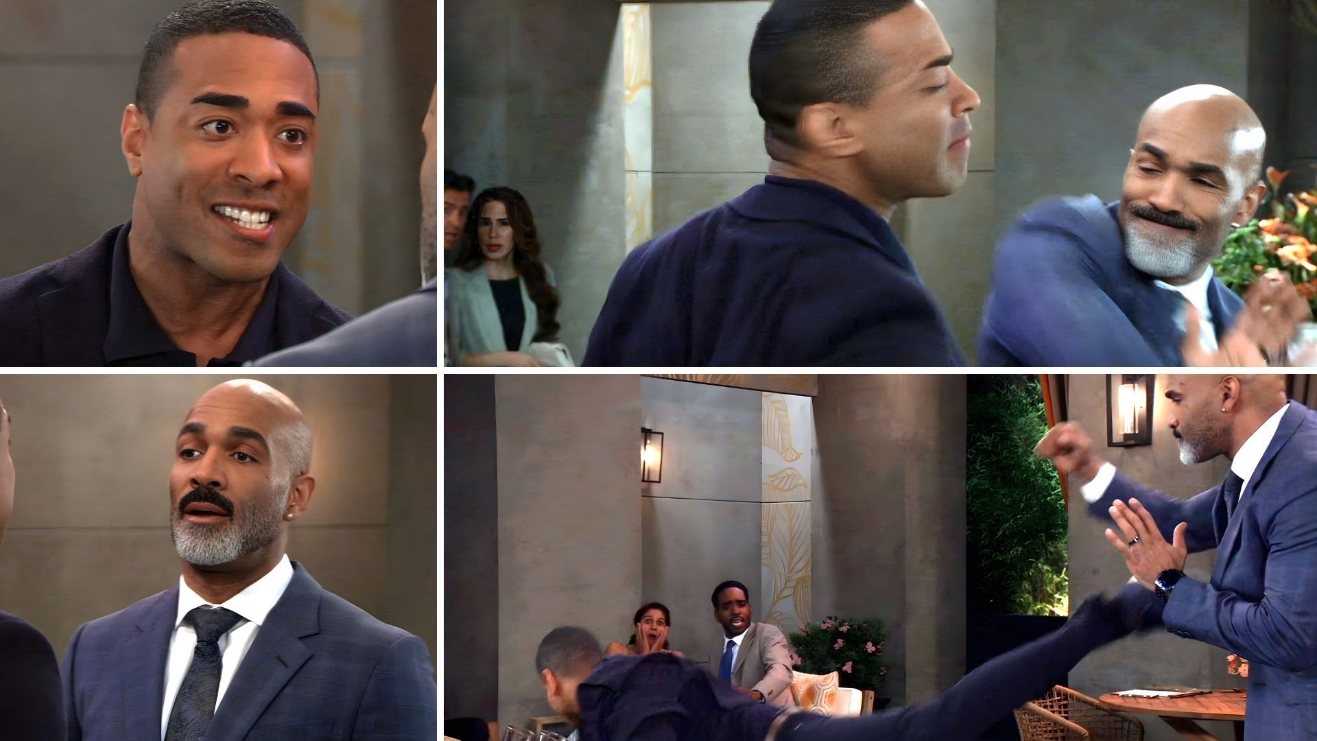 Isaiah didn't have getting decked on his BINGO card | Image: ABC