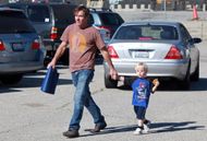 Dennis Quaid and Thomas Boone are seen on January 27, 2011 in Los Angeles, California - Source: Getty