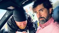 Hamish Linklater on the sets of Gen V (Image Via Instagram/@therealhamishlinklater)