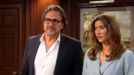 Ridge and Steffy chatted with Brooke | Image: CBS