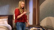 Claire was curious what was inside Holden's luggage on The Young and the Restless | Image: CBS